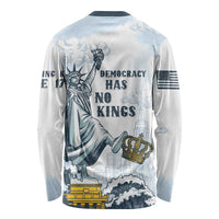 Funny Rejecting Kings Long Sleeve Shirt Since 1776 No Kings In America Retro Style LT05