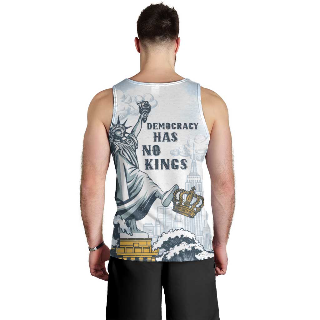 Funny Rejecting Kings Men Tank Top Since 1776 No Kings In America Retro Style LT05