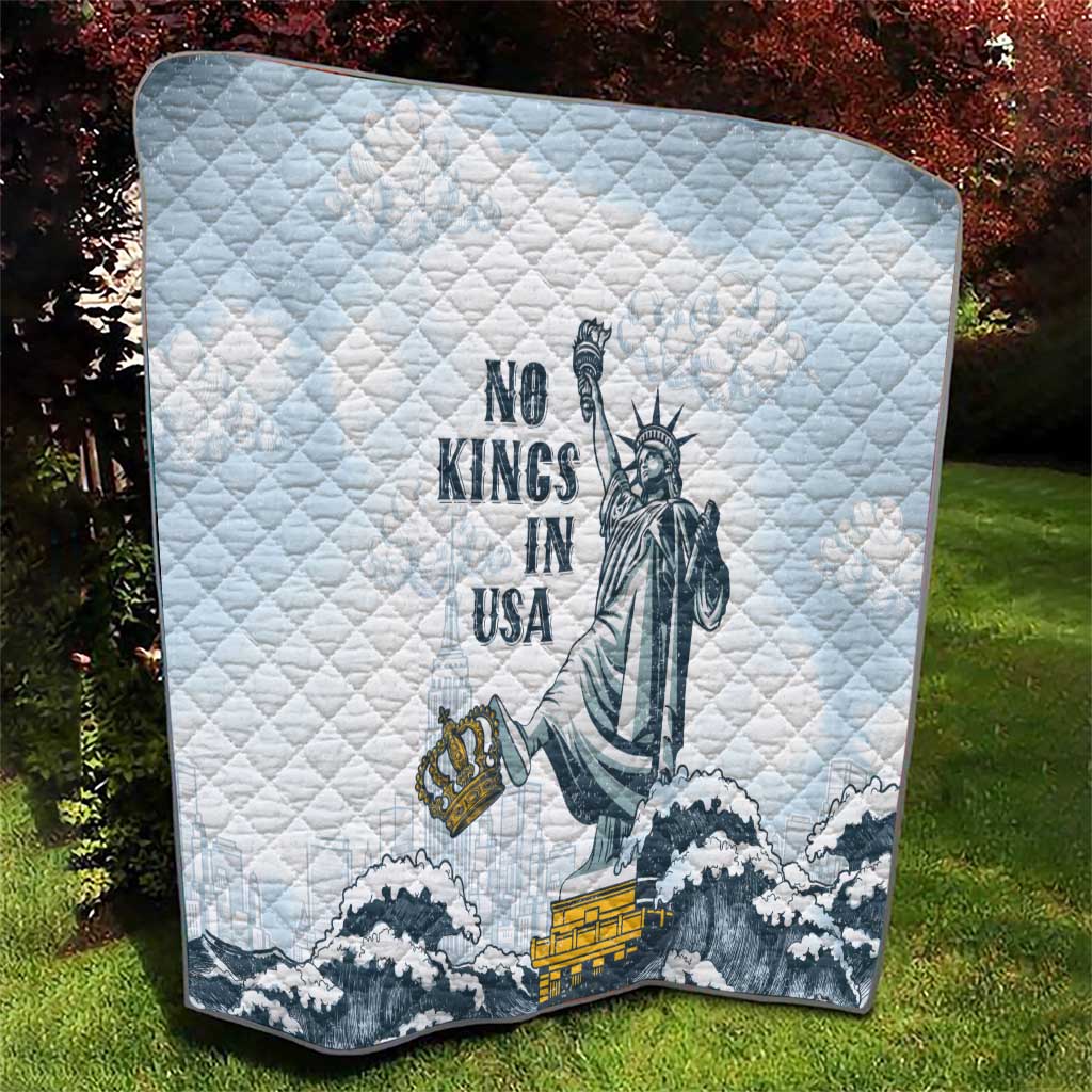 Funny Rejecting Kings Quilt Since 1776 No Kings In America Retro Style LT05