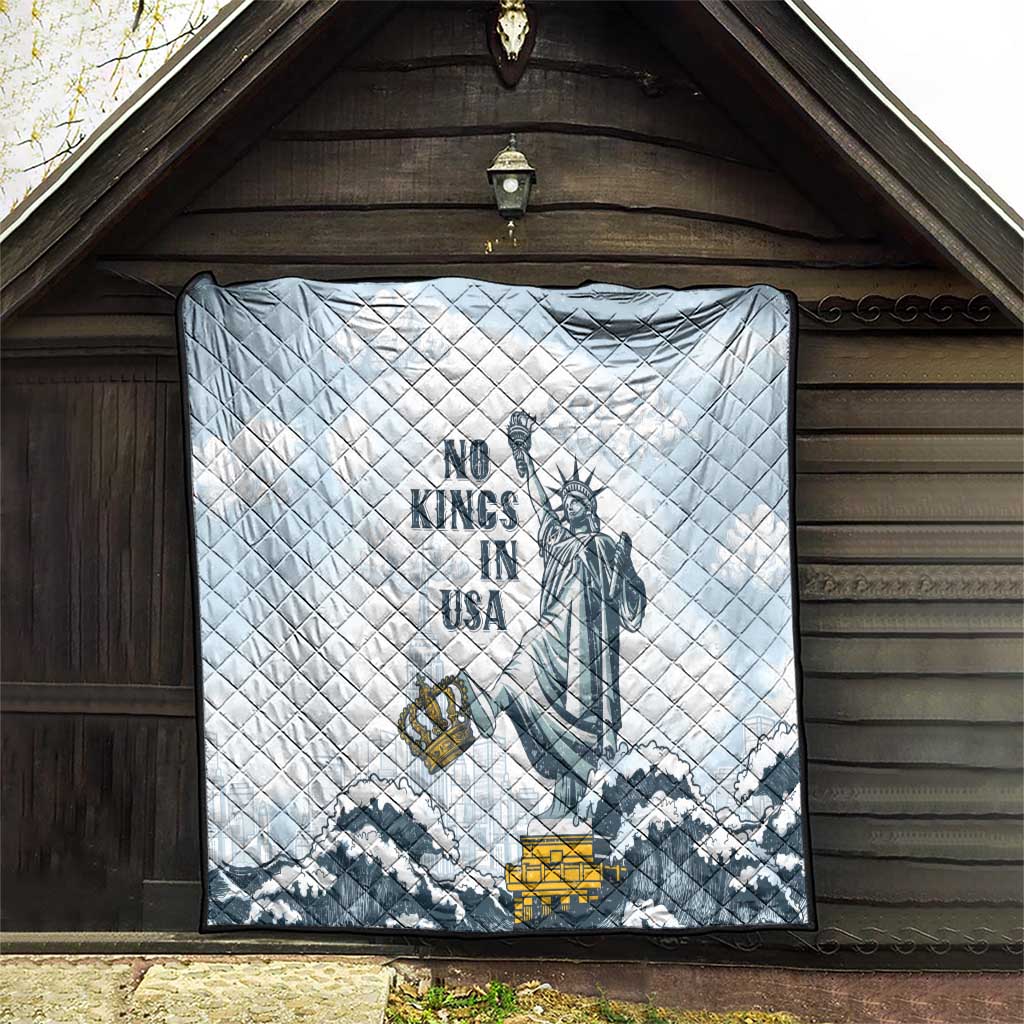 Funny Rejecting Kings Quilt Since 1776 No Kings In America Retro Style LT05