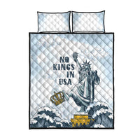 Funny Rejecting Kings Quilt Bed Set Since 1776 No Kings In America Retro Style LT05