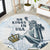 Funny Rejecting Kings Round Carpet Since 1776 No Kings In America Retro Style LT05