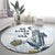 Funny Rejecting Kings Round Carpet Since 1776 No Kings In America Retro Style LT05
