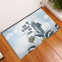 Funny Rejecting Kings Rubber Doormat Since 1776 No Kings In America Retro Style LT05