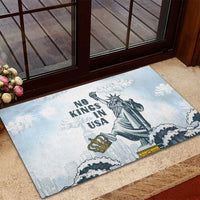 Funny Rejecting Kings Rubber Doormat Since 1776 No Kings In America Retro Style LT05