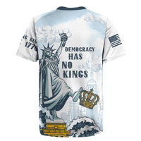 Funny Rejecting Kings Rugby Jersey Since 1776 No Kings In America Retro Style LT05
