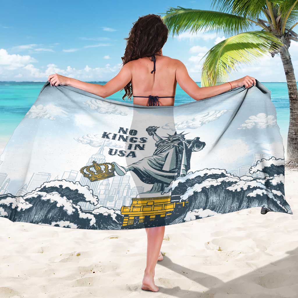 Funny Rejecting Kings Sarong Since 1776 No Kings In America Retro Style LT05