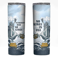 Funny Rejecting Kings Skinny Tumbler Since 1776 No Kings In America Retro Style LT05