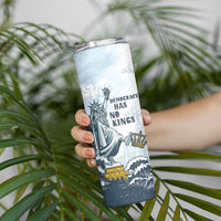Funny Rejecting Kings Skinny Tumbler Since 1776 No Kings In America Retro Style LT05