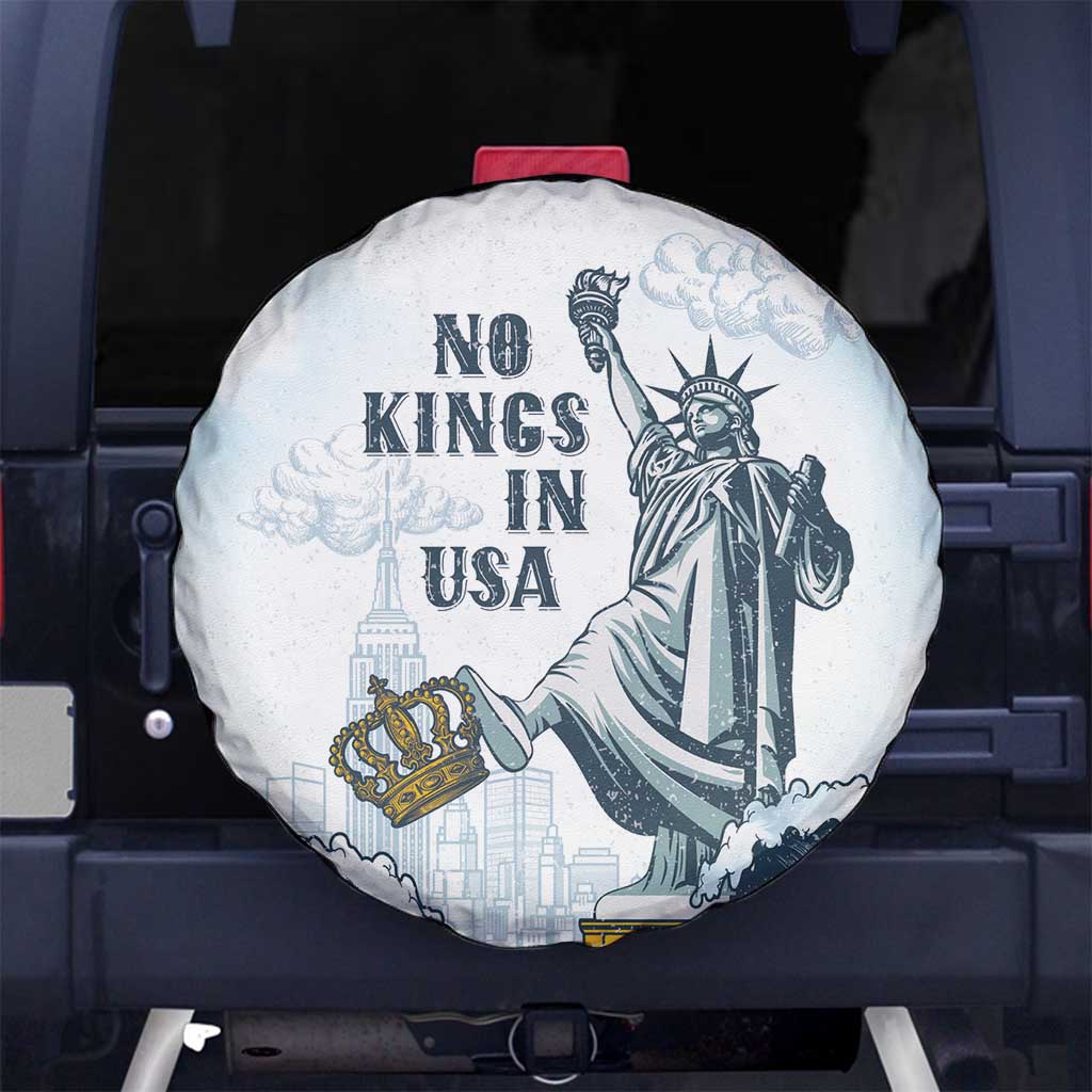 Funny Rejecting Kings Spare Tire Cover Since 1776 No Kings In America Retro Style LT05