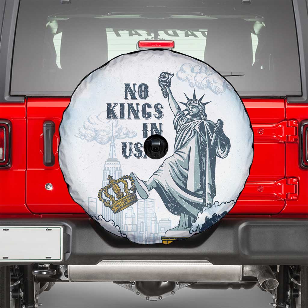 Funny Rejecting Kings Spare Tire Cover Since 1776 No Kings In America Retro Style LT05