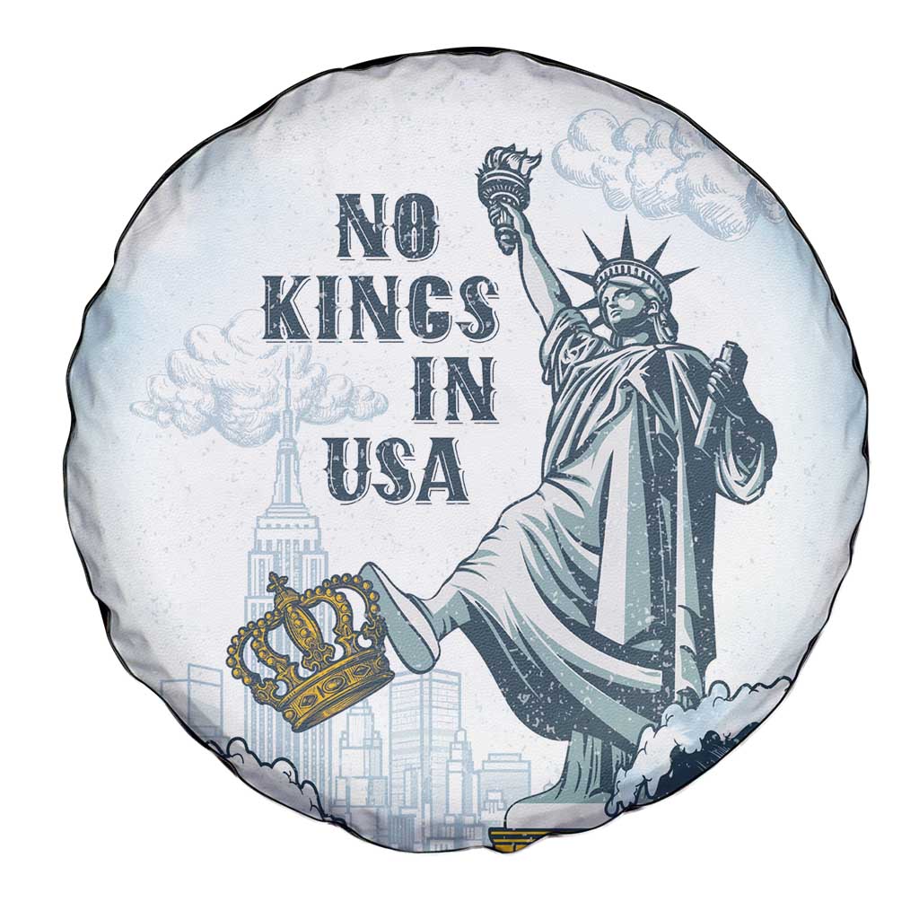Funny Rejecting Kings Spare Tire Cover Since 1776 No Kings In America Retro Style LT05