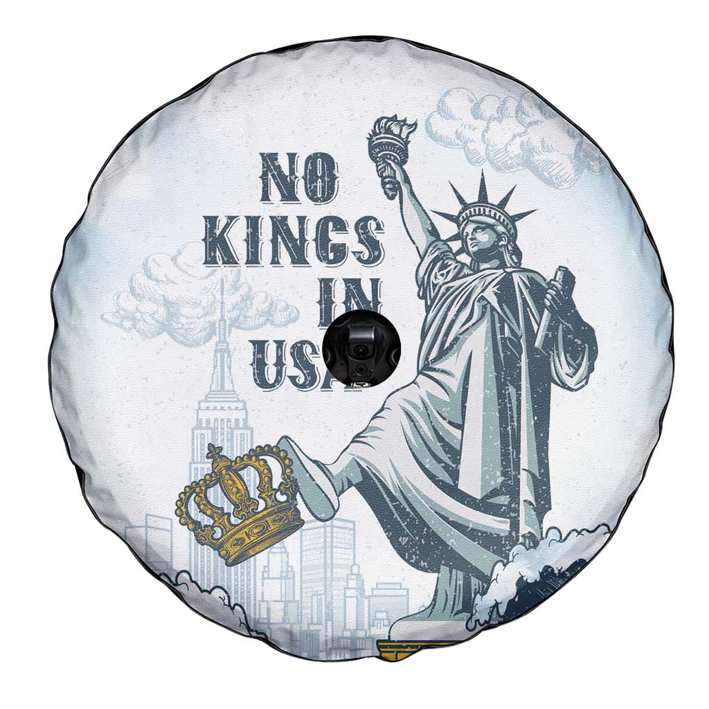 Funny Rejecting Kings Spare Tire Cover Since 1776 No Kings In America Retro Style LT05