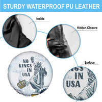 Funny Rejecting Kings Spare Tire Cover Since 1776 No Kings In America Retro Style LT05