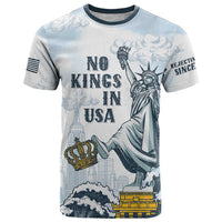 Funny Rejecting Kings T Shirt Since 1776 No Kings In America Retro Style LT05