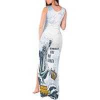 Funny Rejecting Kings Tank Maxi Dress Since 1776 No Kings In America Retro Style LT05