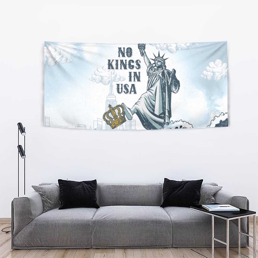 Funny Rejecting Kings Tapestry Since 1776 No Kings In America Retro Style LT05