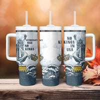 Funny Rejecting Kings Tumbler With Handle Since 1776 No Kings In America Retro Style LT05