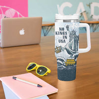 Funny Rejecting Kings Tumbler With Handle Since 1776 No Kings In America Retro Style LT05