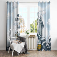 Funny Rejecting Kings Window Curtain Since 1776 No Kings In America Retro Style LT05