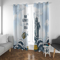 Funny Rejecting Kings Window Curtain Since 1776 No Kings In America Retro Style LT05