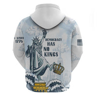 Funny Rejecting Kings Zip Hoodie Since 1776 No Kings In America Retro Style LT05