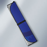 Haiti Ayiti Nan Mondyal 2026 Auto Sun Shade Fyete Lit Victwa Blue Version