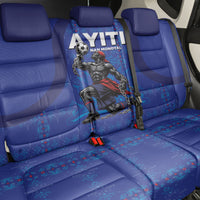 Haiti Ayiti Nan Mondyal 2026 Back Car Seat Cover Fyete Lit Victwa Blue Version