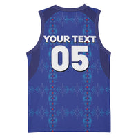 Custom Haiti Ayiti Nan Mondyal 2026 Basketball Jersey Fyete Lit Victwa Blue Version