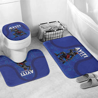 Haiti Ayiti Nan Mondyal 2026 Bathroom Set Fyete Lit Victwa Blue Version