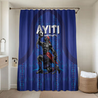 Haiti Ayiti Nan Mondyal 2026 Bathroom Set Fyete Lit Victwa Blue Version