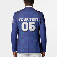 Custom Haiti Ayiti Nan Mondyal 2026 Blazer Fyete Lit Victwa Blue Version