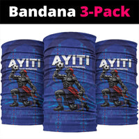 Haiti Ayiti Nan Mondyal 2026 Neck Gaiter Fyete Lit Victwa Blue Version