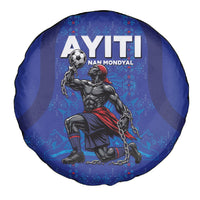 Haiti Ayiti Nan Mondyal 2026 Spare Tire Cover Fyete Lit Victwa Blue Version