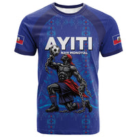 Custom Haiti Ayiti Nan Mondyal 2026 T shirt Fyete Lit Victwa Blue Version