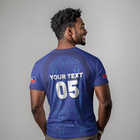 Custom Haiti Ayiti Nan Mondyal 2026 T shirt Fyete Lit Victwa Blue Version