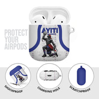 Haiti Ayiti Nan Mondyal 2026 AirPods Case Fyete Lit Victwa White Version