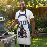 Haiti Ayiti Nan Mondyal 2026 Apron Fyete Lit Victwa White Version