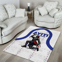 Haiti Ayiti Nan Mondyal 2026 Area Rug Fyete Lit Victwa White Version