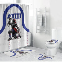 Haiti Ayiti Nan Mondyal 2026 Bathroom Set Fyete Lit Victwa White Version