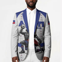 Custom Haiti Ayiti Nan Mondyal 2026 Blazer Fyete Lit Victwa White Version