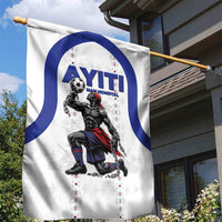 Haiti Ayiti Nan Mondyal 2026 Garden Flag Fyete Lit Victwa White Version