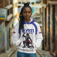 Custom Haiti Ayiti Nan Mondyal 2026 Hoodie Fyete Lit Victwa White Version
