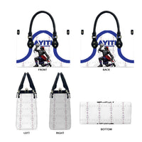 Haiti Ayiti Nan Mondyal 2026 Leather Bag Fyete Lit Victwa White Version