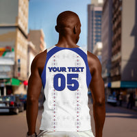 Custom Haiti Ayiti Nan Mondyal 2026 Men Tank Top Fyete Lit Victwa White Version