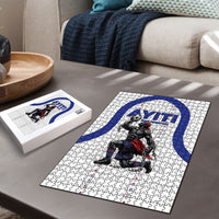 Haiti Ayiti Nan Mondyal 2026 Puzzle Fyete Lit Victwa White Version