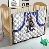 Haiti Ayiti Nan Mondyal 2026 Quilt Fyete Lit Victwa White Version