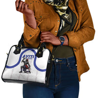 Haiti Ayiti Nan Mondyal 2026 Shoulder Handbag Fyete Lit Victwa White Version