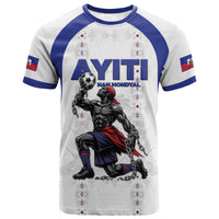 Custom Haiti Ayiti Nan Mondyal 2026 T shirt Fyete Lit Victwa White Version