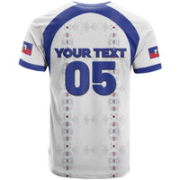 Custom Haiti Ayiti Nan Mondyal 2026 T shirt Fyete Lit Victwa White Version